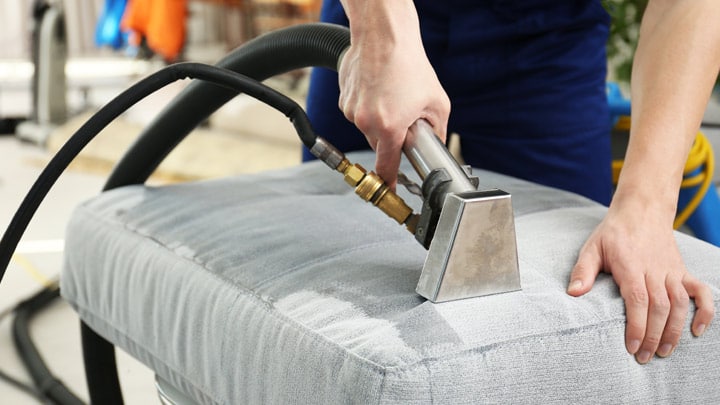 Upholstery Cleaning a Couch